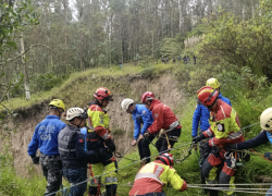 Un cadáver fue encontrado en una quebrada del Parque Metropolitano de Quito.