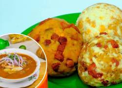 El bolón de verde y encebollado ecuatorianos se enfrentan contra Perú en Mundial de Desayunos.