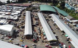 Mercado mayorista en Quito.