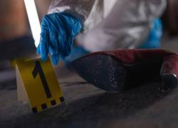 Fotografía referencial de una escena de crimen.