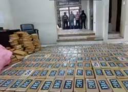 Más de 1,1 toneladas de cocaína fueron halladas en falso fondo de camión en la vía Daule-Nobol
