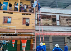 Sospechoso murió electrocutado mientras intentaba robar una televisión en El Oro.