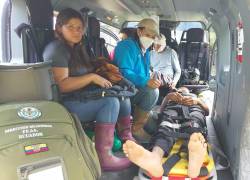 Fotografía del interior del vehículo asignado para labores de rescate.