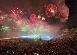 Imagen del show de la noche amarilla 2023.