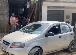 Piloto de rally acribillado en Piñas.