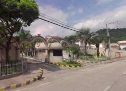 Vista del exterior del conjunto residencial en el que fue encontrada la droga.