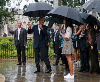 La llegada de Barack Obama a Cuba