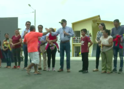 Presidente entregó 134 hogares de Pedro Carbo, provincia del Guayas.