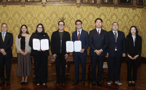 Firma de acuerdo entre Enami Ep y Boroo Pte. Ltd.