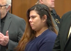 Kristel Candelario condenada a cadena perpetua por abandonar a su hija.