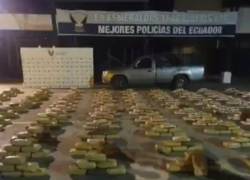 VIDEO: Policía incauta más de media tonelada de marihuana en Esmeraldas