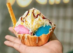 El helado con queso ecuatoriano es una propuesta gastronómica que nació en la Sierra Norte del país.