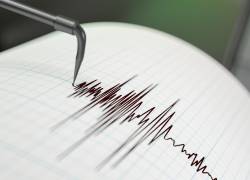Fotografía referencial de un sismógrafo marcando un temblor en Ecuador.