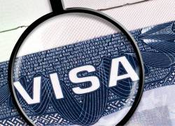 Fotografía referencial de visa de turismo B1/B2, de Estados Unidos.