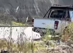 Encuentran cuerpo envuelto en plástico y telas en el norte de Quito.