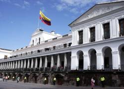 Vista del Palacio de Carondelet, donde gobierna el poder Ejecutivo de Ecuador.