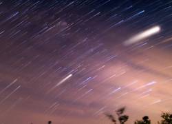 Imagen de una lluvia de estrellas. Hasta el 20 de noviembre se podrán ver estos fuegos artificiales naturales 'Las Leónidas'.