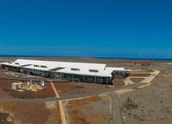 Aeropuerto de Baltra en Galápagos.
