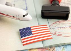 Pasaporte con sello de entrada a los Estados Unidos.