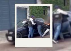 Hombre que intentó golpear a un padre de familia emitió un comunicado.