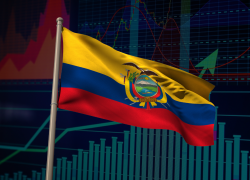 El riesgo país de Ecuador cayó 111 puntos y se ubicó en 710, el nivel más bajo en tres años y medio.