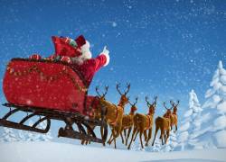 EN VIVO | Papá Noel ya recorre el mundo: así puedes seguir su viaje en tiempo real