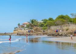 Balneario de la costa ecuatoriana.