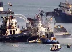 La explosión ocurrió frente al malecón del cantón La Libertad, provincia de Santa Elena.