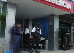 Exteriores del centro médico donde está hospitalizado Aquiles Alvarez.