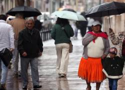 El pronóstico del INAMHI para este 31 de agosto del 2026 señala posibles lluvias, pero también altas temperaturas. Foto de lluvias en la zona Sierra del país.