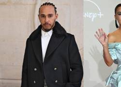 Kim Kardashian y Lewis Hamilton confirmaron su romance durante el Super Bowl LX.