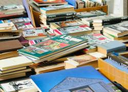 Imagen referencial de exposición de libros