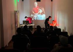 Una de las proyecciones de filmes independientes del club Guayacine.