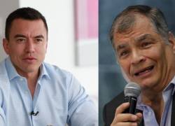 Daniel Noboa y Rafael Correa