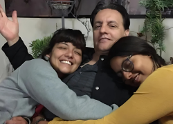 Amanda, Fernando y Tamia Villavicencio.