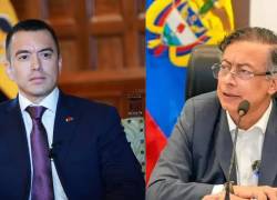 Daniel Noboa y Gustavo Petro.