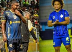 Walter Molina es jugador de Baños Ciudad de Fuego, mientras que Erick Mendoza es jugador de Delfin SC.