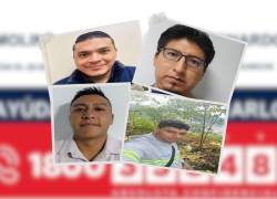 Cuatro hombres desaparecieron en Vinces, provincia de Los Ríos.