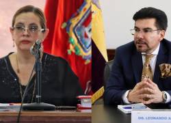 Jueza Daniella Camacho y fiscal Leonardo Alarcón, en fotos de archivo.