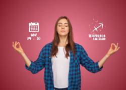 Mujer en calma por el fin de Mercurio Retrogrado.