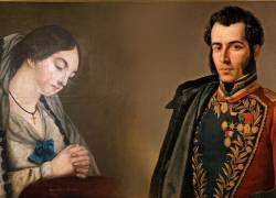 Composición gráfica de los personajes históricos, realizada por Vistazo