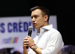 El presidente Daniel Noboa sostiene que el país se sigue reactivando, pese al paro.