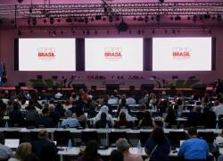 Fotografía de ceremonia de apertura de la COP 30 en Belem, Brasil.