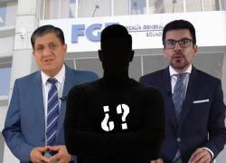 Wilson Toainga, quien tomó la dirección de la Fiscalía tras la salida de Diana Salazar, y Leonardo Alarcón, designado para reemplazar a Toainga en caso de ausencia temporal o definitiva.