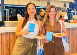 Las creadoras de contenido Andrea Navarrete y Andrea Rendón asistieron al evento y pudieron disfrutar de la ruta de experiencias gastronómicas que ofreció Portela por su tercer aniversario.
