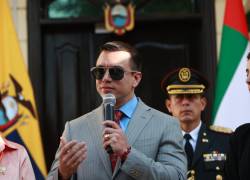 Noboa durante su visita a Emiratos Árabes Unidos.