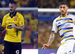 Darío Benedetto es jugador de Barcelona SC, mientras que Leandro Paredes es jugador de Boca Juniors