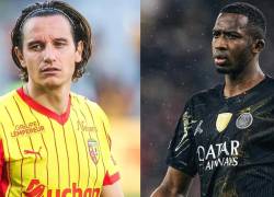Florian Thauvin es jugador de Lens, mientras que Willian Pacho es jugador del PSG