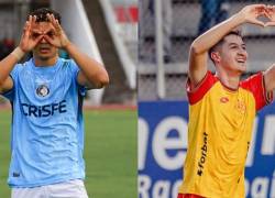 Saenddy Yanez es jugador de San Antonio FC, mientras que Andres Mena es jugador de Aucas.