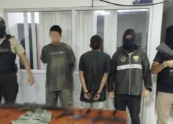 Los detenidos durante el operativo 'Cruzada por la seguridad 100'.